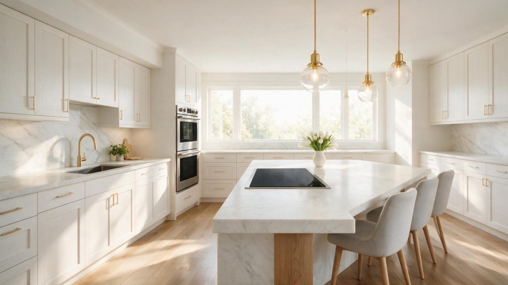 Modern kitchen with built-in appliances — Electrolux appliance repair